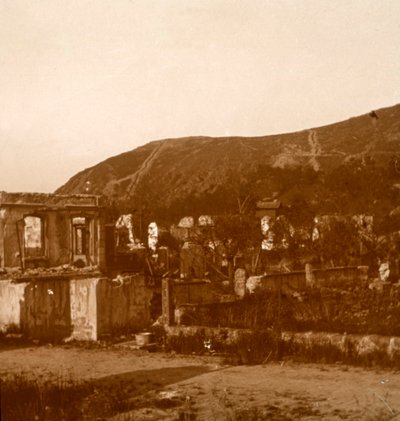 Kiosk, Metzeral, kuzey Fransa, c1914-c1918 by Unbekannt