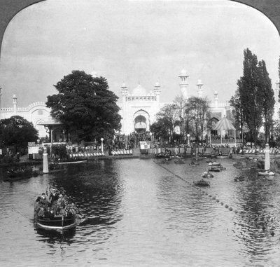 Britanya İmparatorluğu Sergisindeki göl, Wembley, Londra, c1925 by Unbekannt