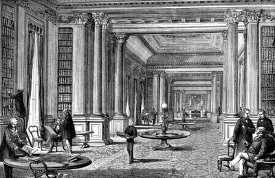 Reform Kulübü kütüphanesi, Londra, 1891 by Unbekannt