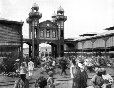 Pazar yeri, Port-au-Prince, Haiti, 1926 by Unbekannt