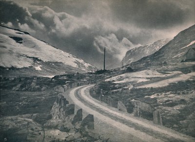 Dağ yolu Grotli - Stryn, 1914. by Unbekannt