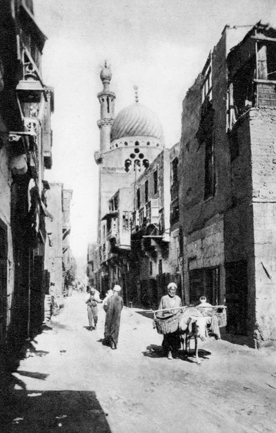 Yerli mahalle, Kahire, Mısır, c1920