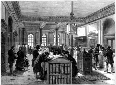 Yeni vasiyet dairesi kaydı, Somerset House, Londra, 1875 by Unbekannt