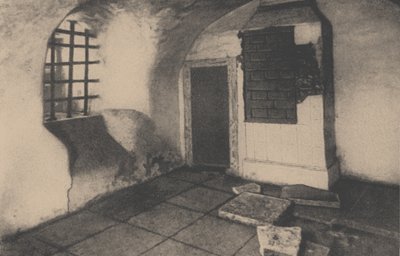 Shlisselburg kalesindeki hapishane hücresi by Unbekannt