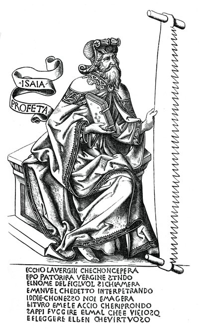 İşaya peygamber, şehadet aracıyla, 15. yüzyıl, 1870 by Unbekannt