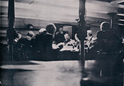 1906 askeri mahkemesi sırasında Zafer sahnesi by Unbekannt