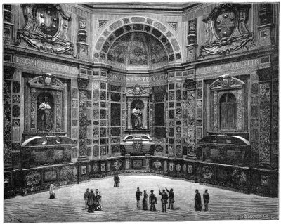 Medici ailesinin sonuncusunun mezarı, San Lorenzo Bazilikası, Floransa, İtalya, 1882 by Unbekannt