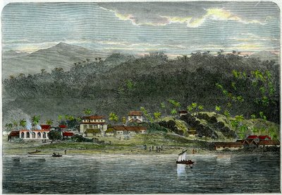 Morant kasabası, Morant Körfezi, Jamaika, c1880 by Unbekannt