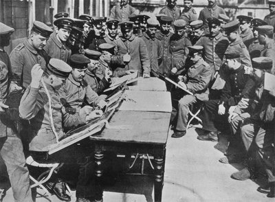 Alman yaralıların tedavisi, 1915 by Unbekannt