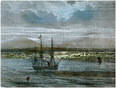 Mauna Loa ve Manua Kea yanardağları, Hawaii, c1880 by Unbekannt