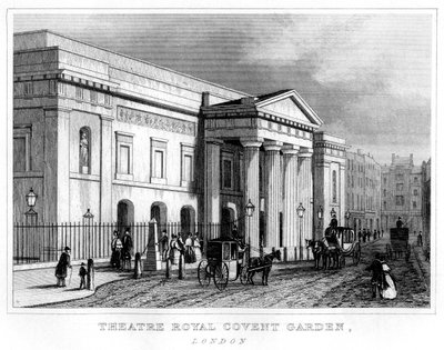 Theatre Royal Covent Garden, Westminster, Londra, 19. yüzyıl by Unbekannt