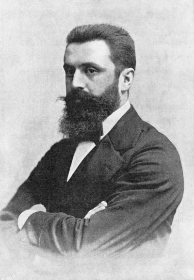 Theodor Herzl 1860-1904, Siyonist lider by Unbekannt