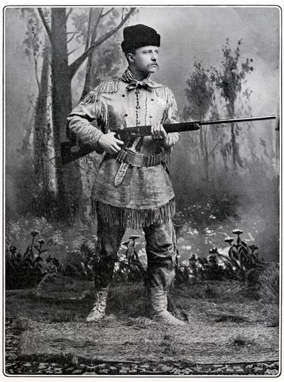 Theodore Roosevelt, Amerikalı asker ve politikacı, c1898 by Unbekannt