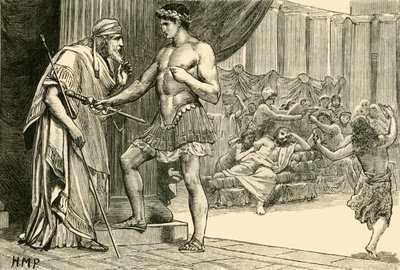 Theseus ve Egeus, 1890. by Unbekannt