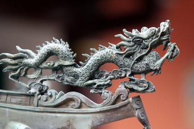 Thian Hock Keng Tapınağı. Ejderha. Singapur by Unbekannt