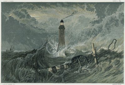 Üçüncü Eddystone deniz feneri, 19. yüzyıl by Unbekannt