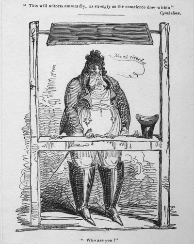 Bu, içteki vicdanın yaptığı kadar güçlü bir şekilde dışa doğru tanıklık edecektir, Cymbeline, c1820. by Unbekannt