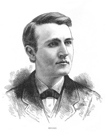 Thomas Alva Edison, Amerikalı mucit, c1879 by Unbekannt