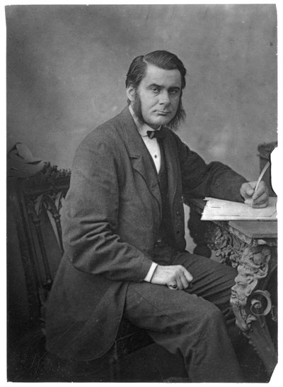 Thomas Henry Huxley, İngiliz biyolog, 1866 by Unbekannt