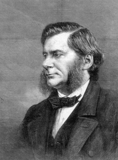 Thomas Henry Huxley, İngiliz biyolog, 1871 by Unbekannt