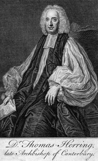 Thomas Herring 1693-1757, Canterbury Başpiskoposu by Unbekannt