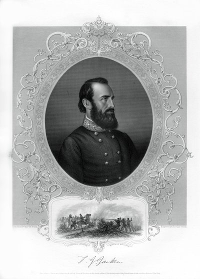 Thomas Jonathan Stonewall Jackson, Amerikan İç Savaşı sırasında Konfederasyon generali, 1862-1867 by Unbekannt