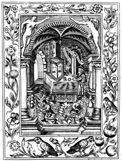 Thomas Nortons laboratuvarı, c1477 1652 by Unbekannt