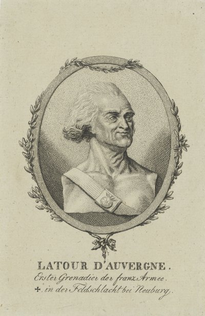 Théophile Corret de La Tour dAuvergne 1743-1800, c. 1800. by Unbekannt