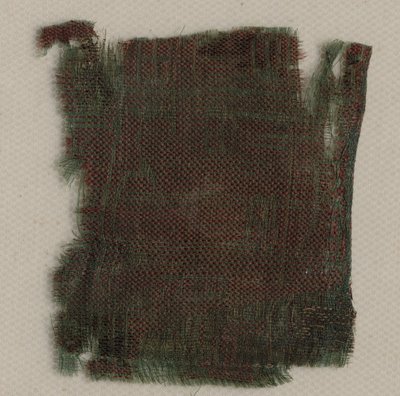 İtalyan Gotik İpeğinin Üç Parçası, 1300'ler. by Unbekannt