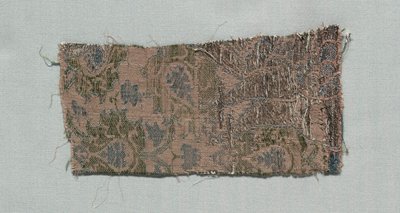 İtalyan Gotik İpeğinin Üç Parçası, 1350-1399. by Unbekannt