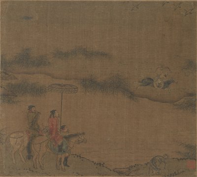 Yaban Kazı Avlayan Üç Atlı, 960-1279. by Unbekannt