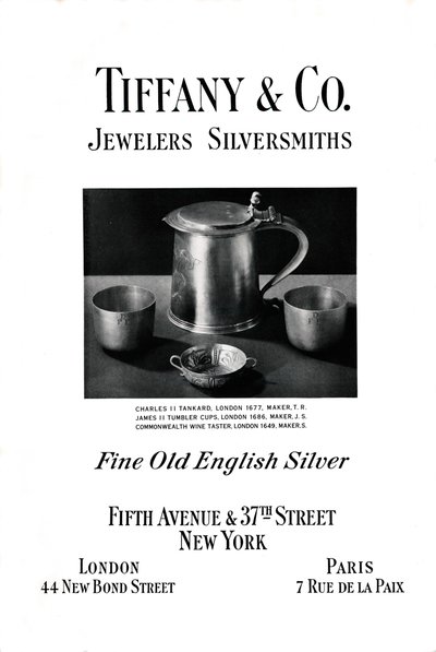 Tiffany & Co. reklamı, 1937 by Unbekannt