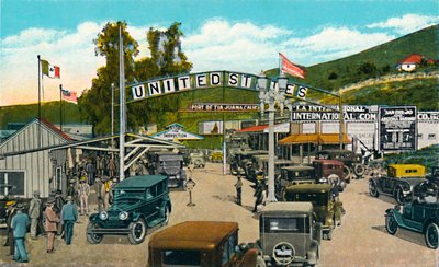 Tijuana, Meksika - Uluslararası Sınır Hattı, c1939 by Unbekannt