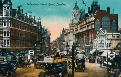 Tottenham Court Road, Londra, 1915, c1900-1930 by Unbekannt