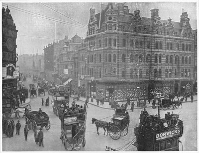 Tottenham Court Road köşesi, Londra, c1903 1903 by Unbekannt