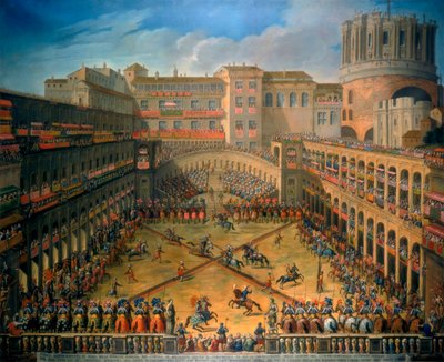Vatikan Mahkemesinde Turnuva, Roma, 1565 by Unbekannt