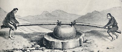 Lavaderos veya Altın Yıkamalarda Kullanılan Trapiche veya Değirmen, c1826, 1911 by Unbekannt