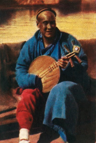 Gezici müzisyen, Çin, c1928. by Unbekannt