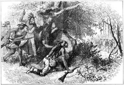 Cherokeelerin İhaneti, 18. yüzyıl c1880 by Unbekannt