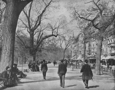Tremont Caddesi ve The Common, Boston, c1897. by Unbekannt