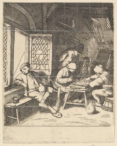 Tric Trac Oyuncuları, 1610-85. by Unbekannt