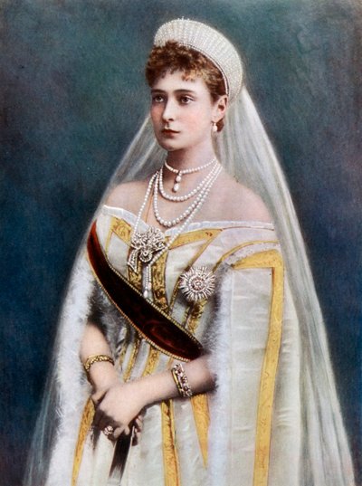 Tsarina Alexandra, Rusya İmparatoriçesi eşi, 19. yüzyılın sonları ve 20. yüzyılın başlarında by Unbekannt