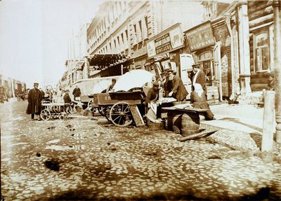 Tverskaya-Yamskaya Caddesi, Moskova, Rusya, 1911 by Unbekannt