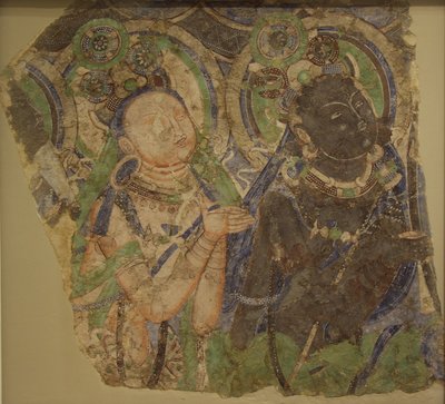 İki Tapan Bodhisattva, 4.-6. yüzyıl. by Unbekannt