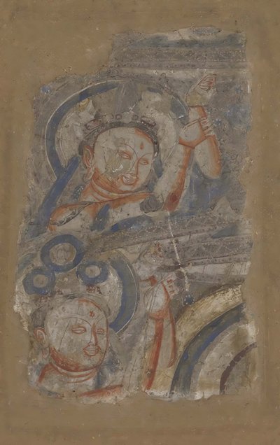 İki Bodhisattva, yaklaşık. 6-7 yüzyıl. by Unbekannt