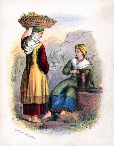 İki Yunan Kadını, c1809 by Unbekannt