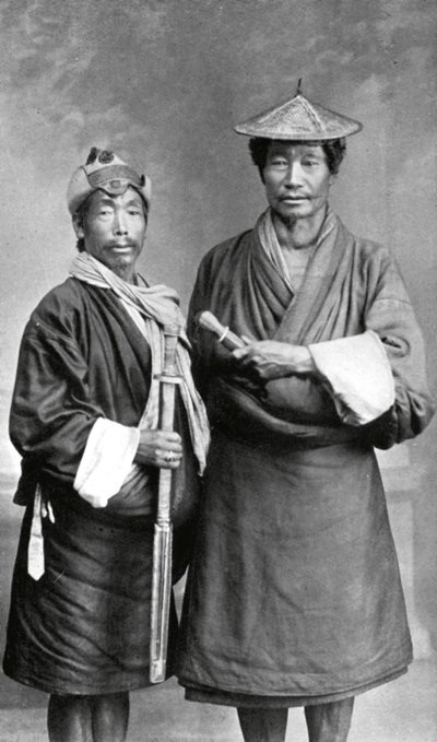 İki Sikkimli adam, c1910 by Unbekannt