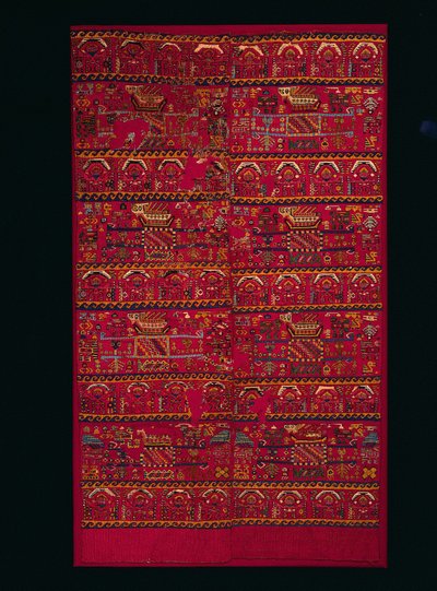 İki Goblen Dokuma Panel Parçası, 1000-1460