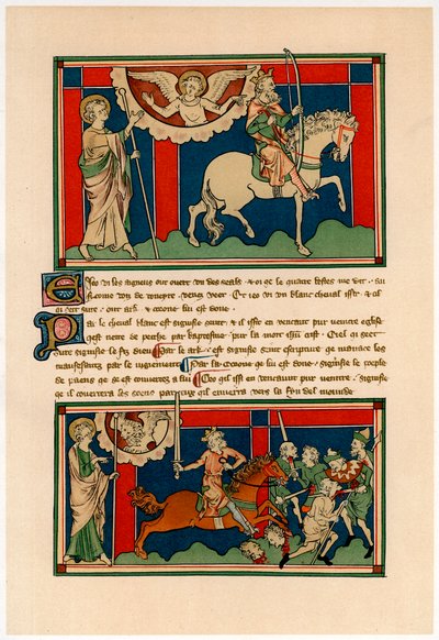 Mahşerin İki Atlısı, 14. yüzyılın başlarında by Unbekannt