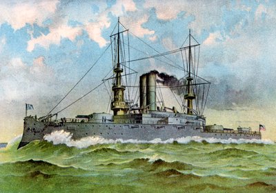 USS Alabama, Amerikan savaş gemisi, 1898 by Unbekannt